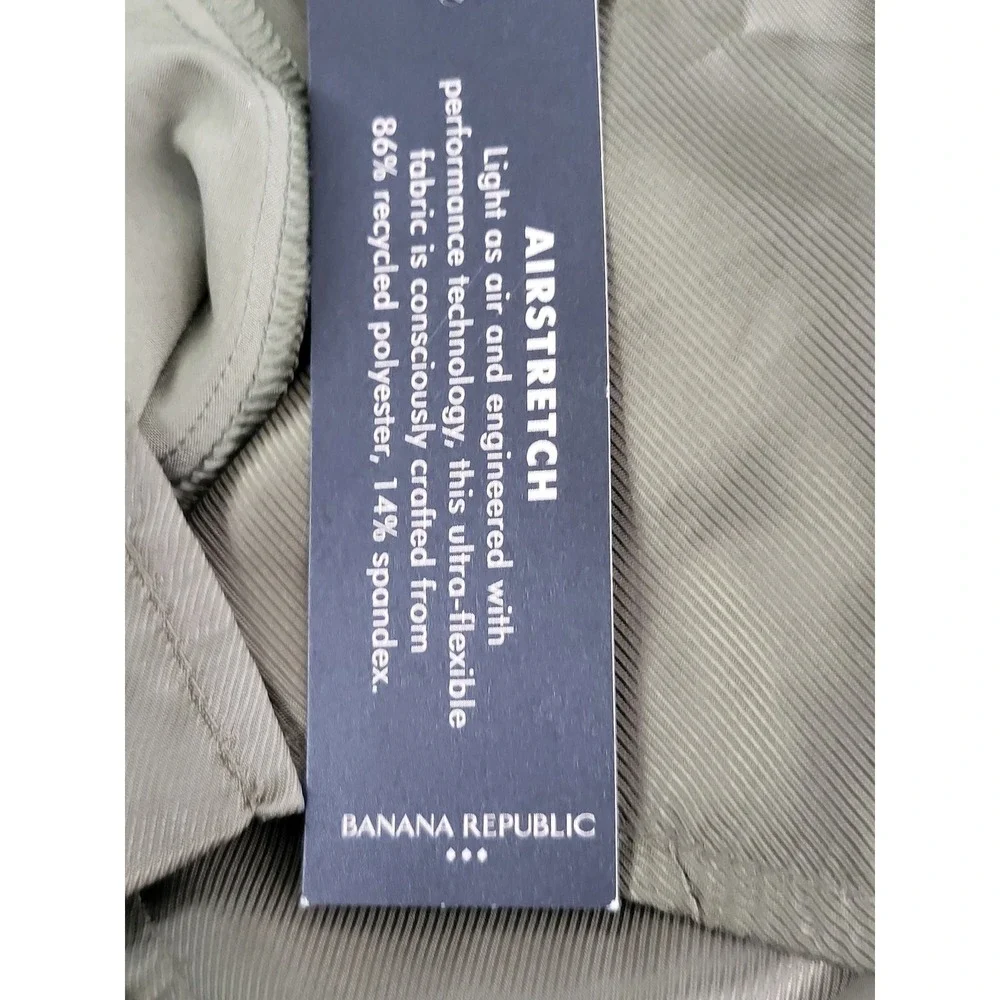 Banana Republic Men Activewear‎ Pants M Olive Green Jogger AIRSTRETCH NWT